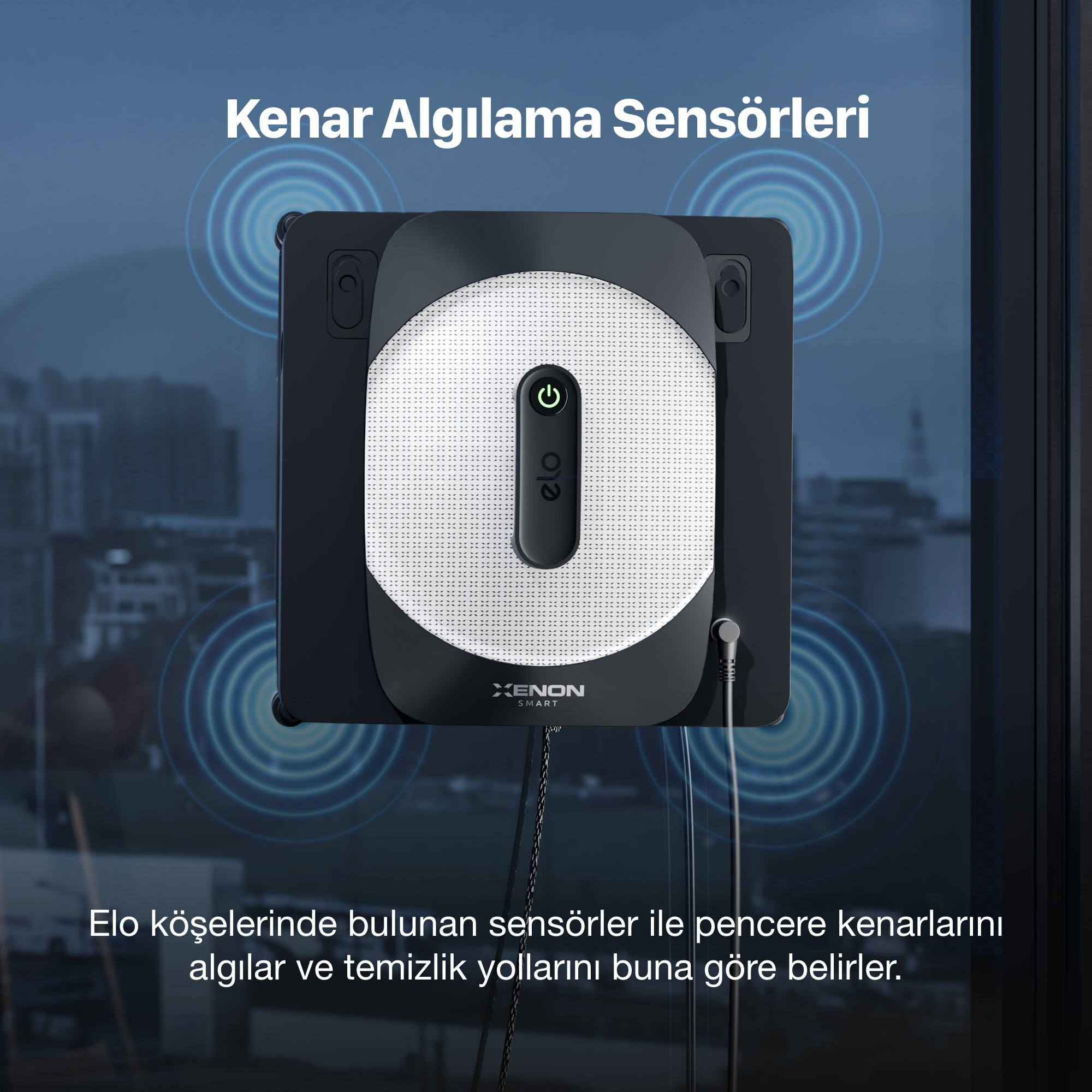 Elo Cam Temizleme Robotu ve Mop 6 Adet