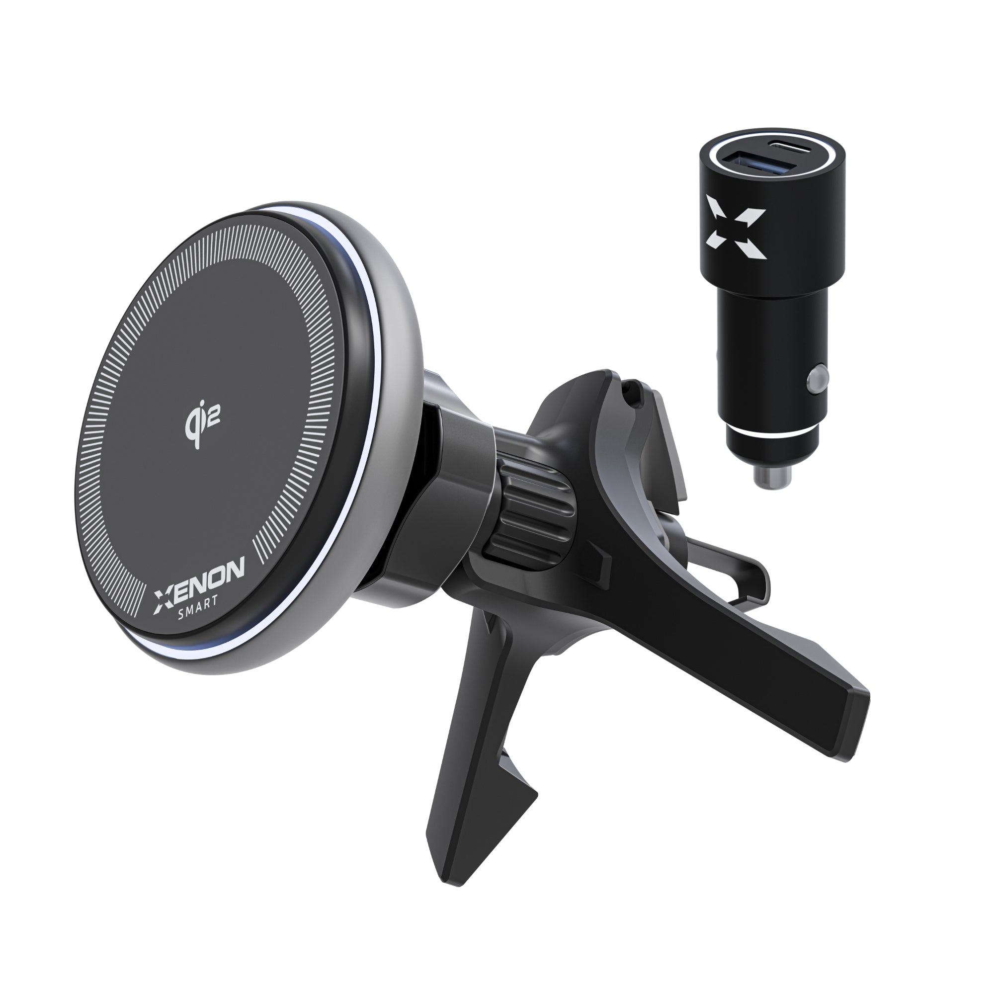 Araç İçi Kablosuz Şarj ve Telefon Tutucu