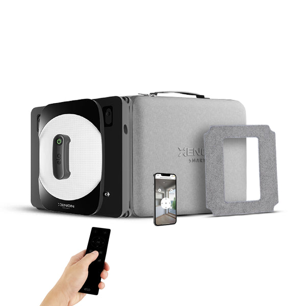 Cam Silme Robotu (Elo) | Kumandalı, Mobil Kontrol, Ultra Sessiz, 4 Sensör, Su Püskürtmeli (X8681)