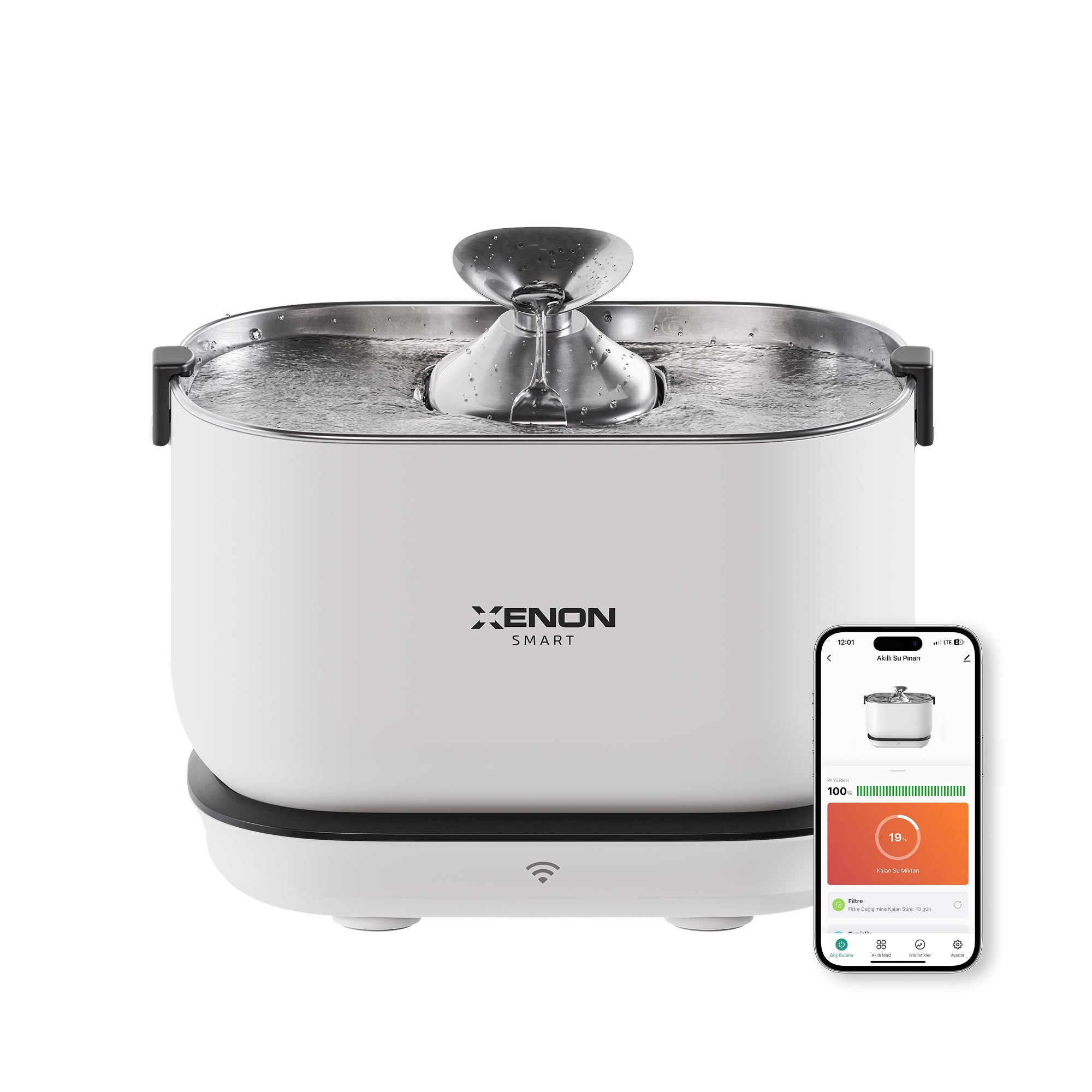 Akıllı Kablosuz Su Pınarı Bataryalı