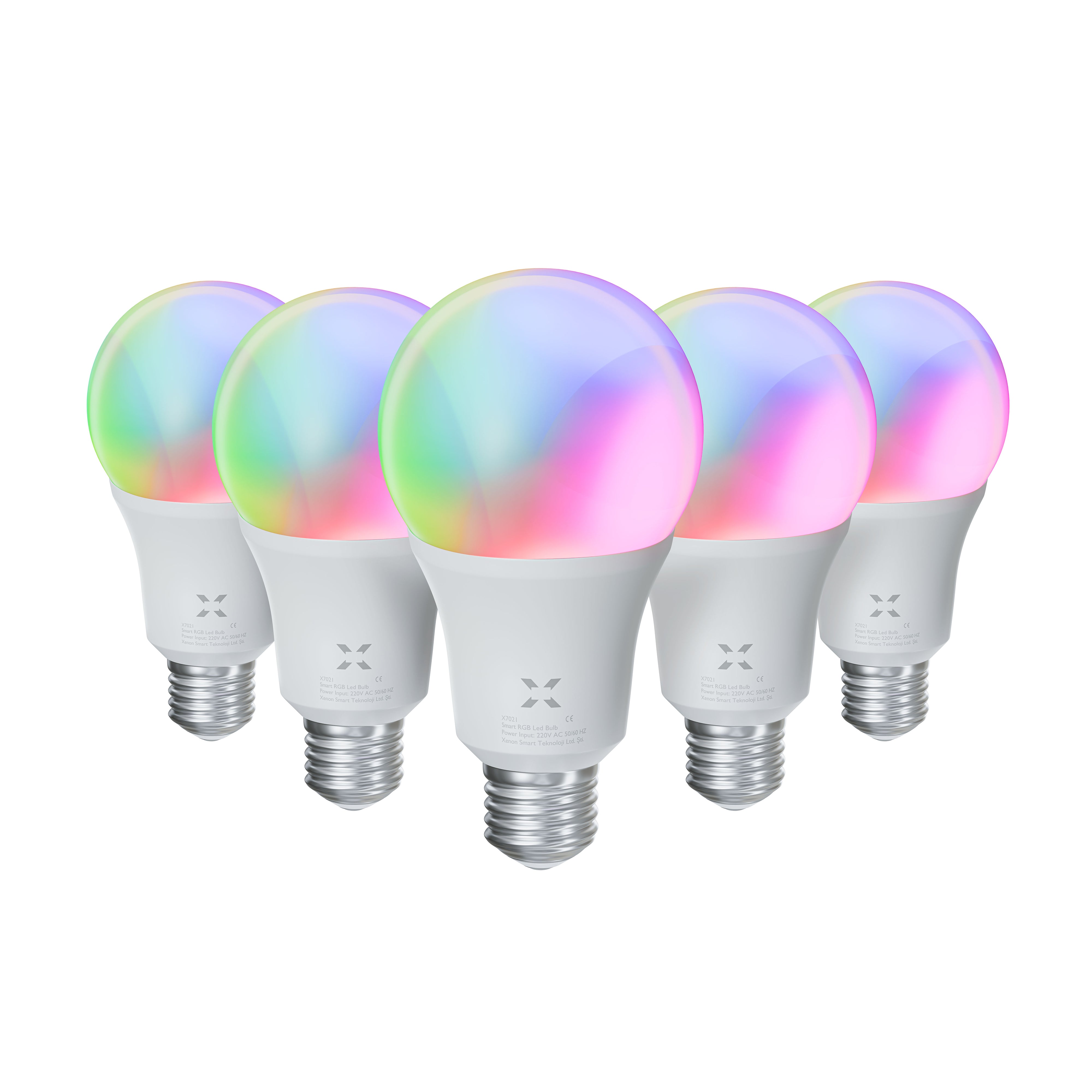 Wi-Fi LED Akıllı RGB Ampul (5 adet)