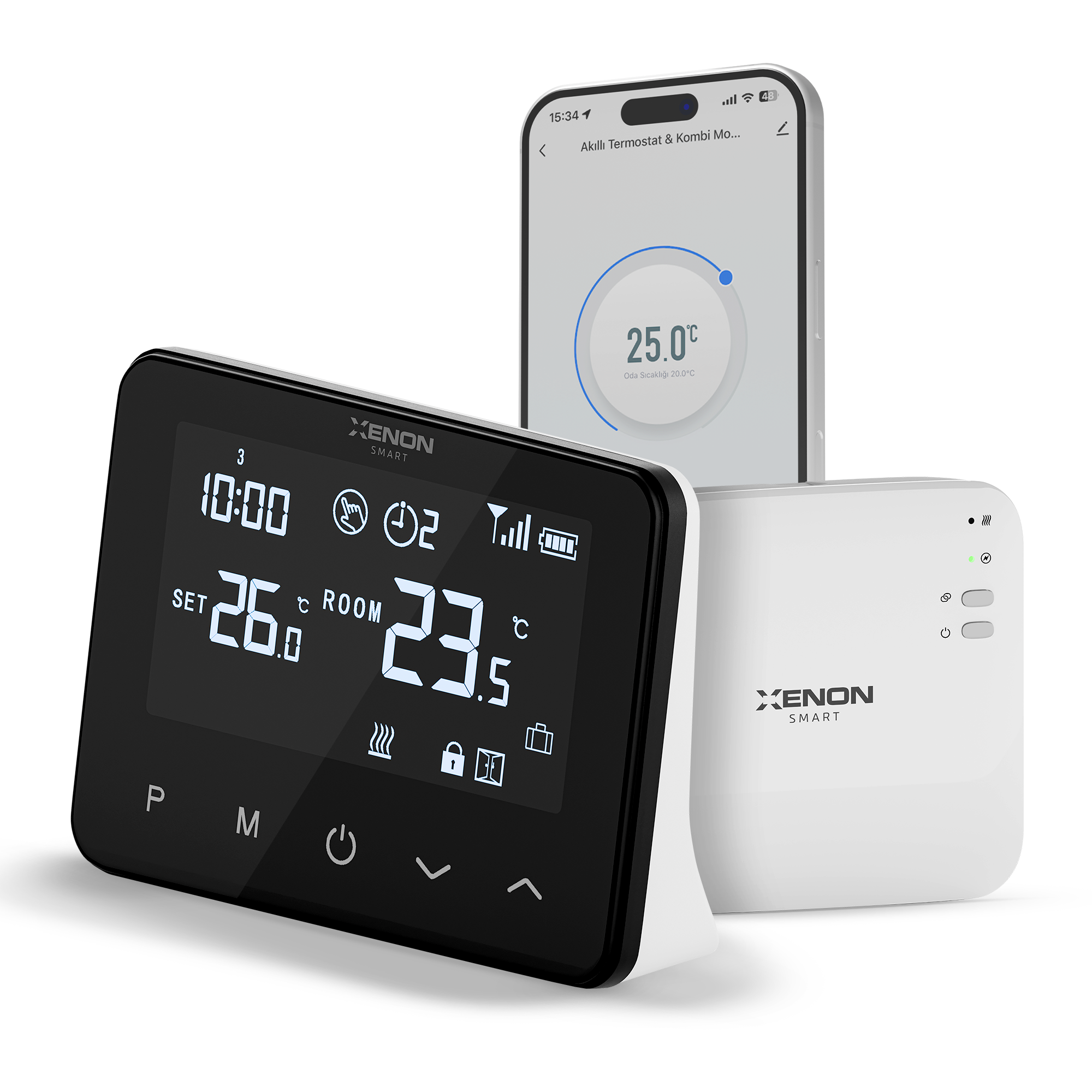 Akıllı Hava Isıtıcı, Termostat ve Ampul Seti