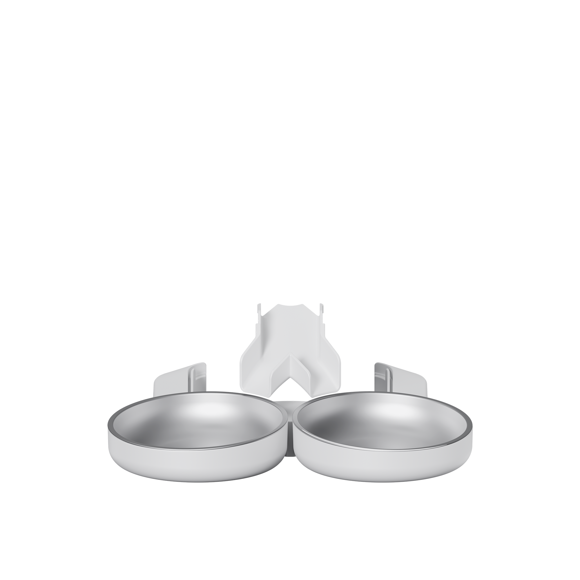 Akıllı Çelik Mama Kabı (Kameralı) & Çift Kase Kiti | Paslanmaz Çelik Hazneli, Mama Bildirimi, 5L, Çelik, Sesli Görüş Destekli Set