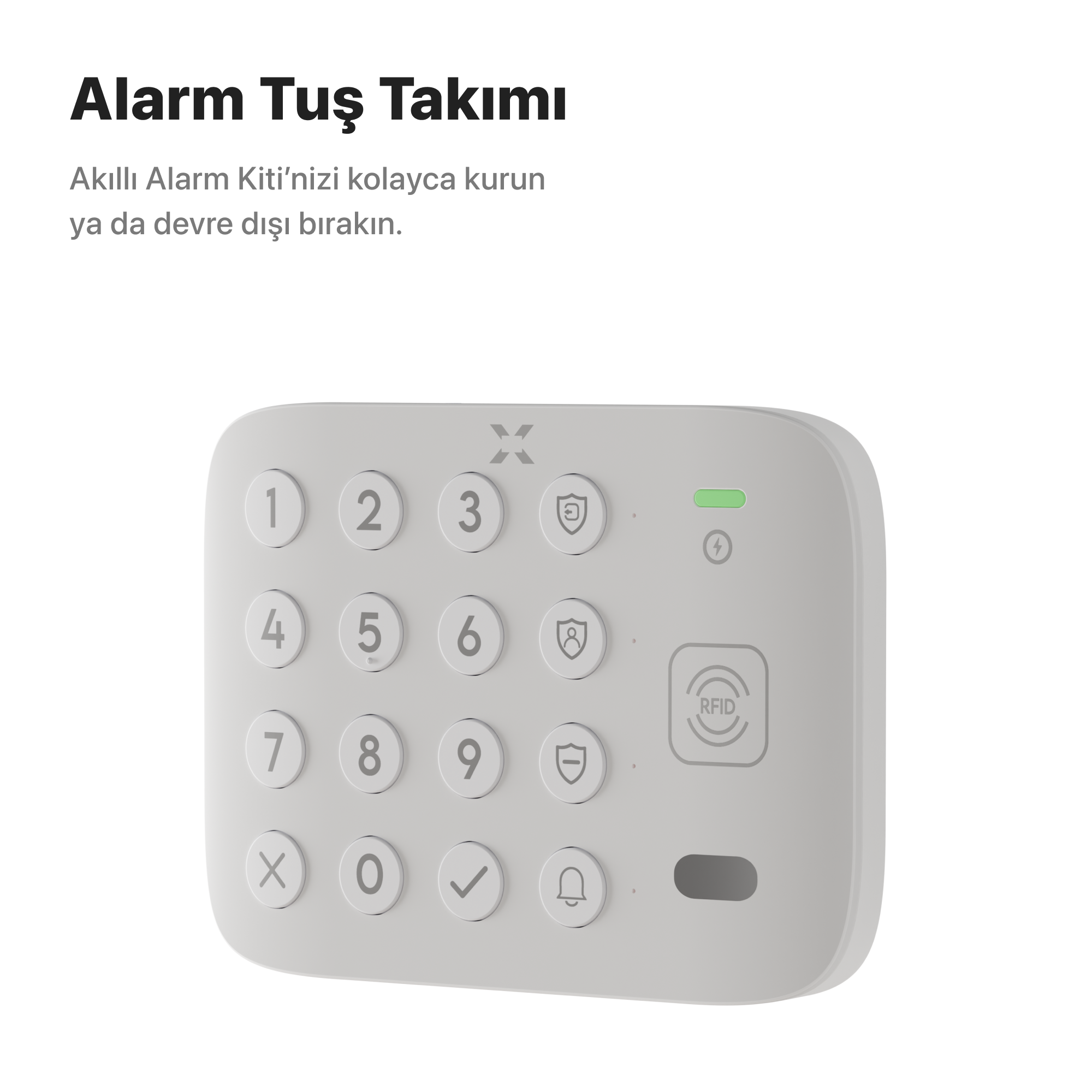 Alarm Tuş Takımı, X7570 İçin Uygundur (X8803)