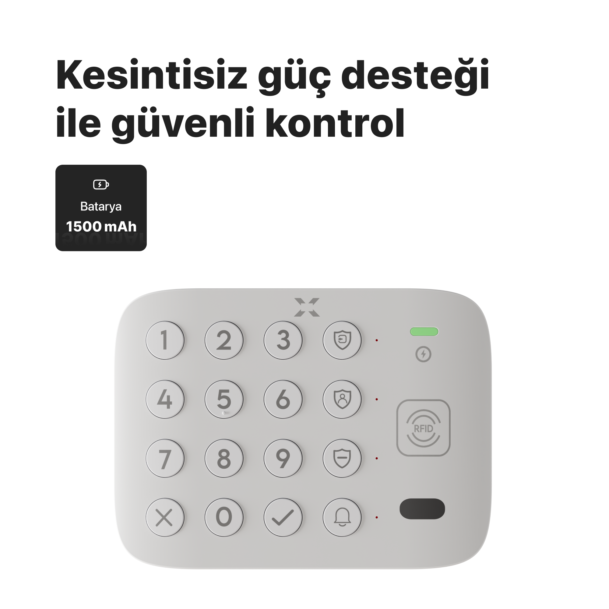 Alarm Tuş Takımı, X7570 İçin Uygundur (X8803)