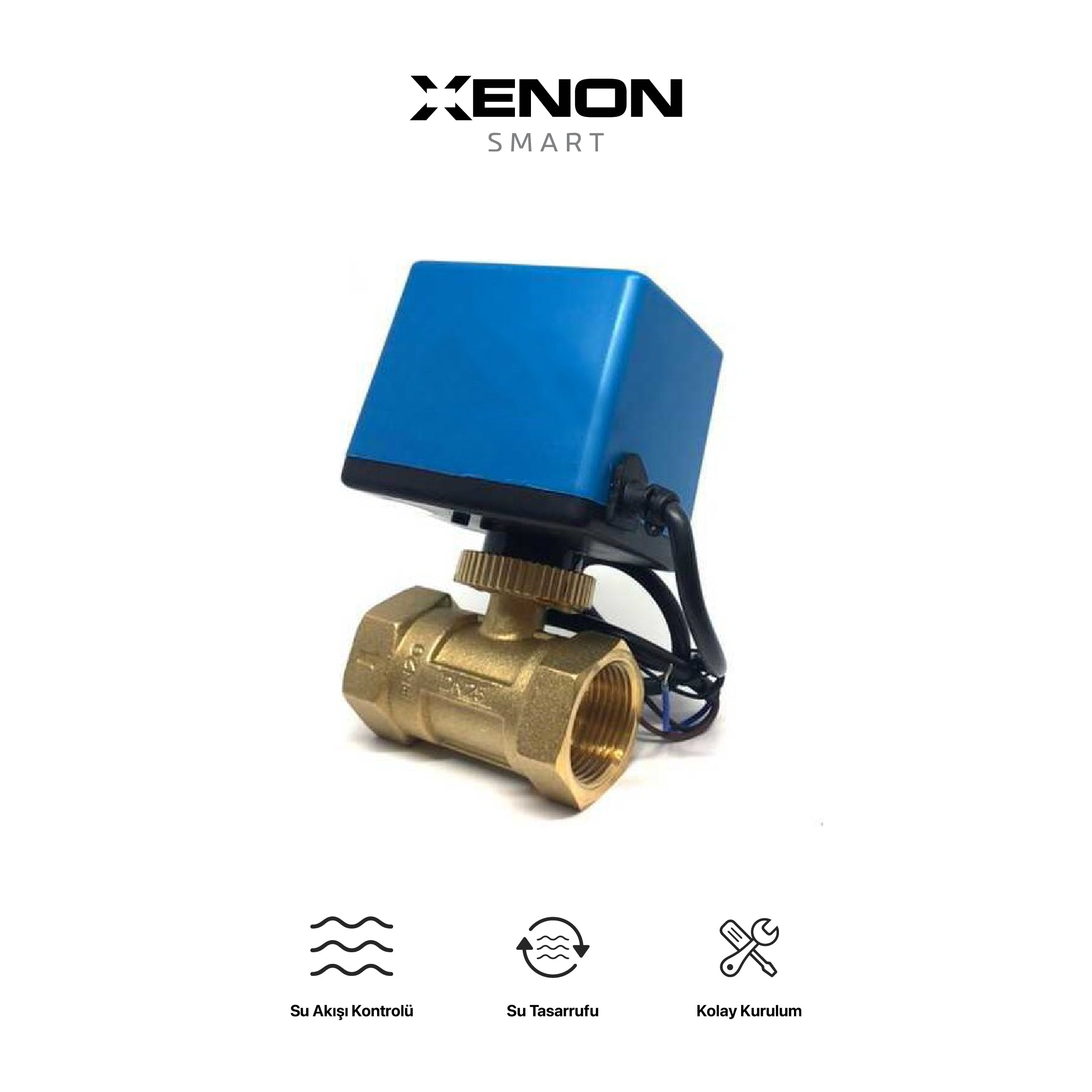 Motorlu Küresel Su Vanası DN20