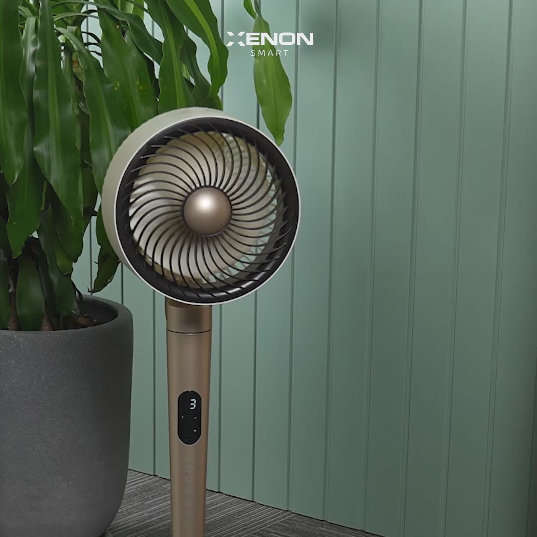 Videoyu yükle: Ayaklı Vantilatör Air Pro | Akıllı, Sıcaklık Sensörlü, 3D Salınım, Işıklı (X7432)