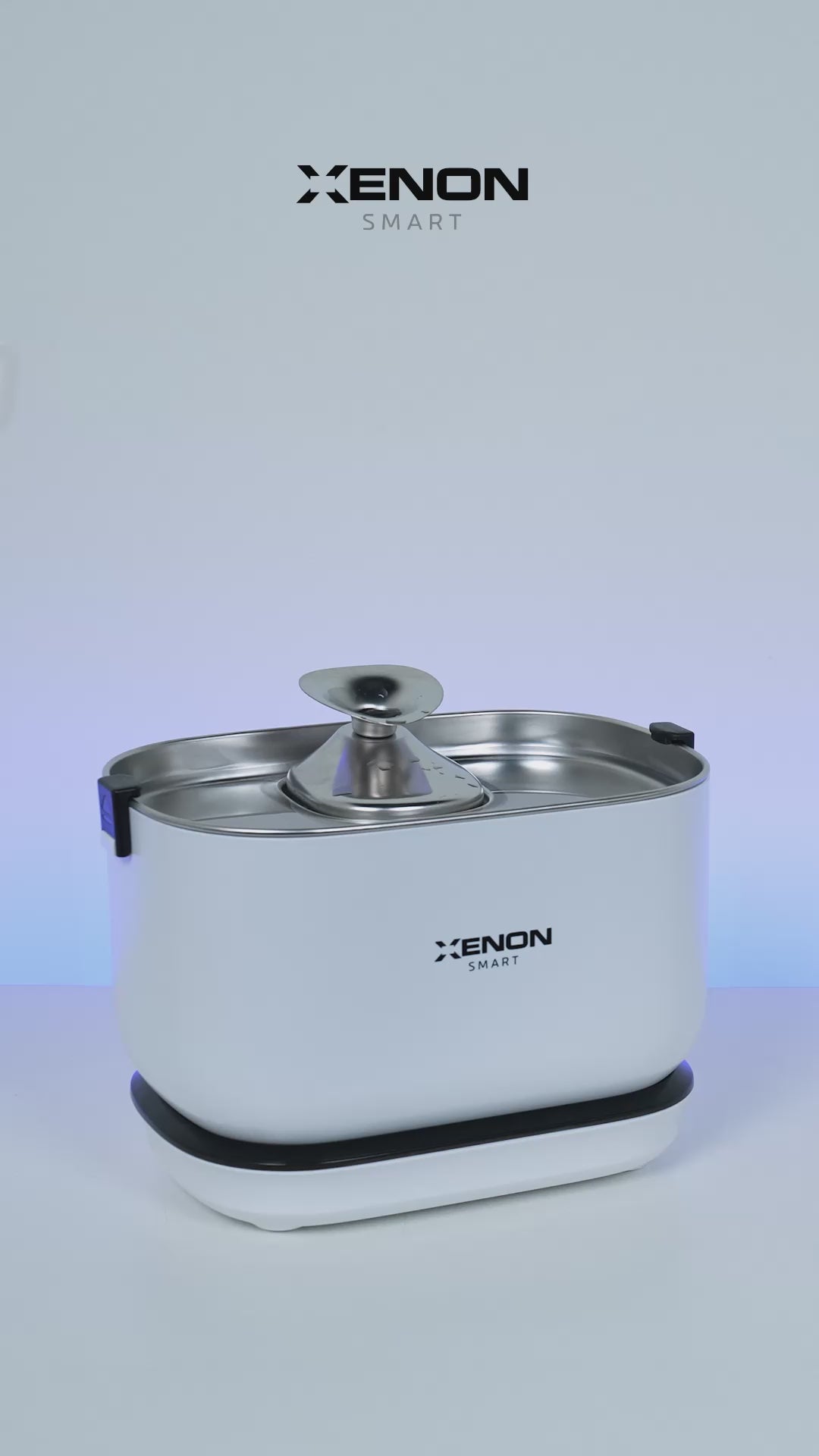 Videoyu yükle: Kedi Su Pınarı | Kablosuz, 5200 mAh, Çelik Su Tepsili, Sensörlü, 2.5Lt, Su Çeşmesi (X8652)