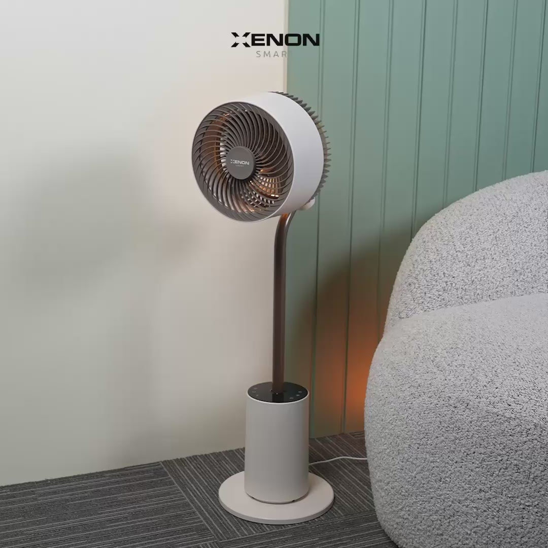 Videoyu yükle: Ayaklı Vantilatör Air Luxe | Akıllı, 120° 3D Salınım, Sıcaklık Sensörlü, 12s Zamanlayıcı (X7433)