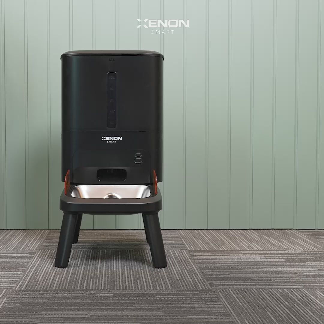 Videoyu yükle: Köpek Mama Kabı | Akıllı, 15L, Mobil Kontrol, Büyük Taneli Mama Uyumlu, Yükseklik Ayarlı (X8630)