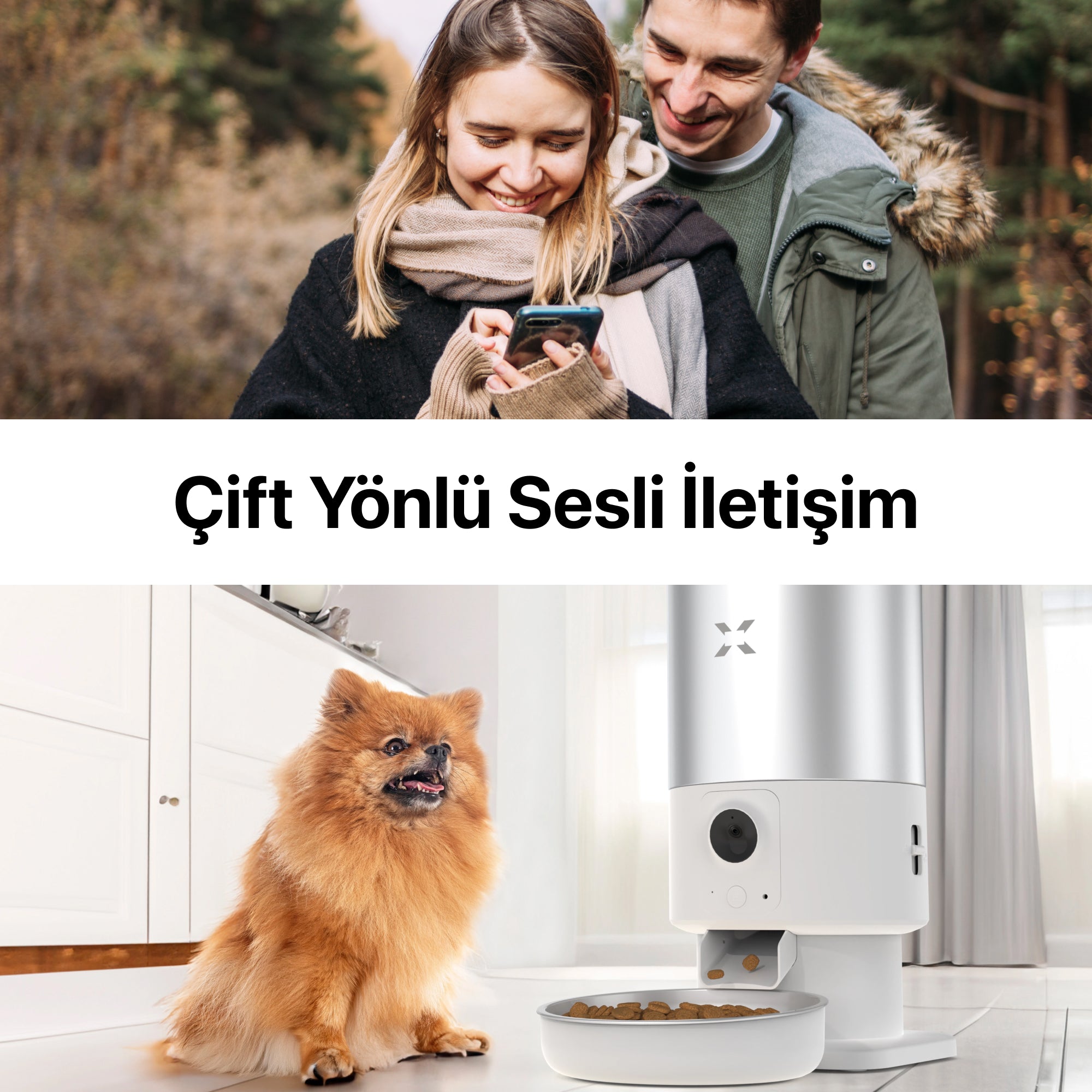 Akıllı Çelik Mama Kabı - Programlı Beslenme | Xenon Smart