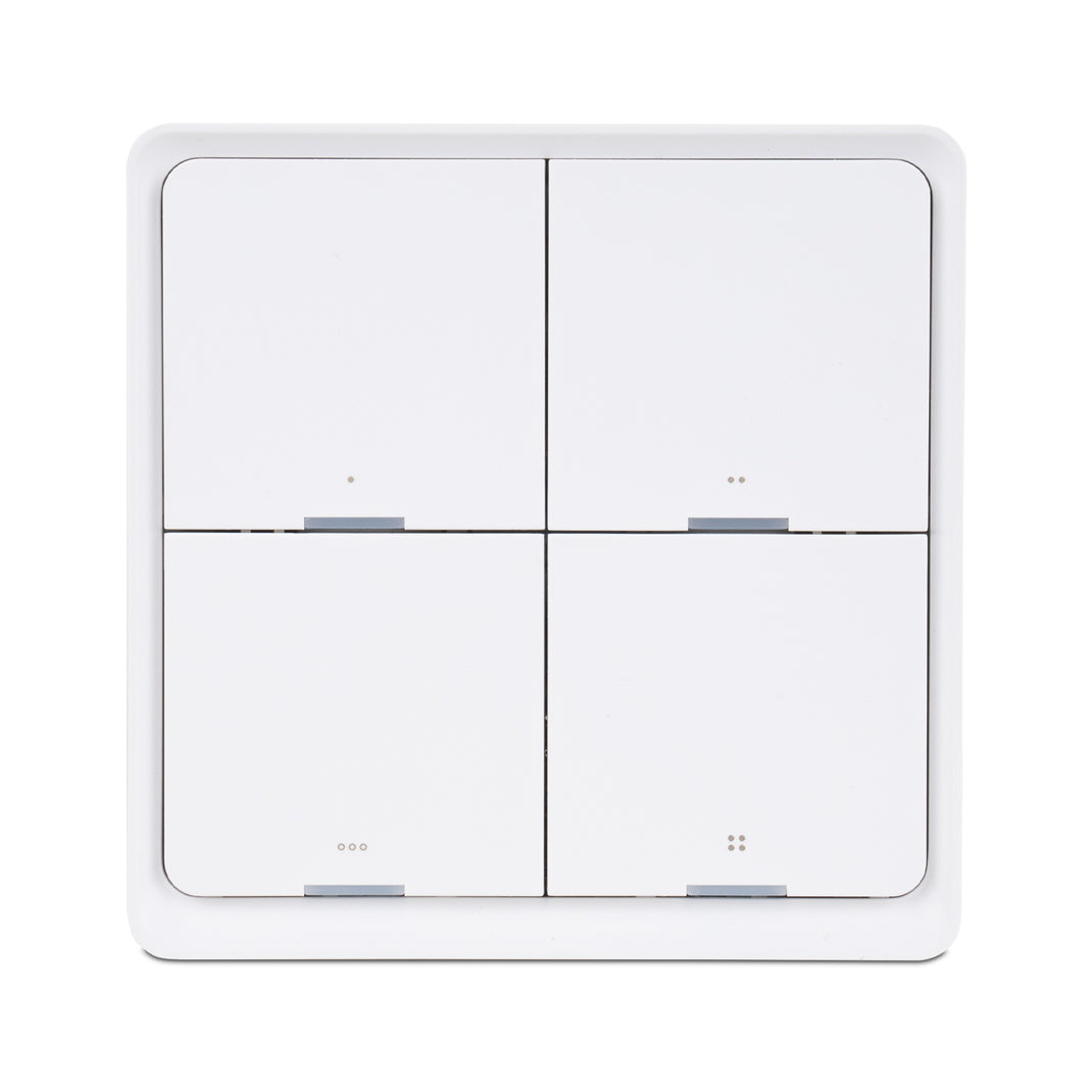 Akıllı Ev Kumandası | Zigbee Senaryo Anahtarı, 4 Butonlu Kablosuz Kontrol, App Uyumlu (X7784_M0)