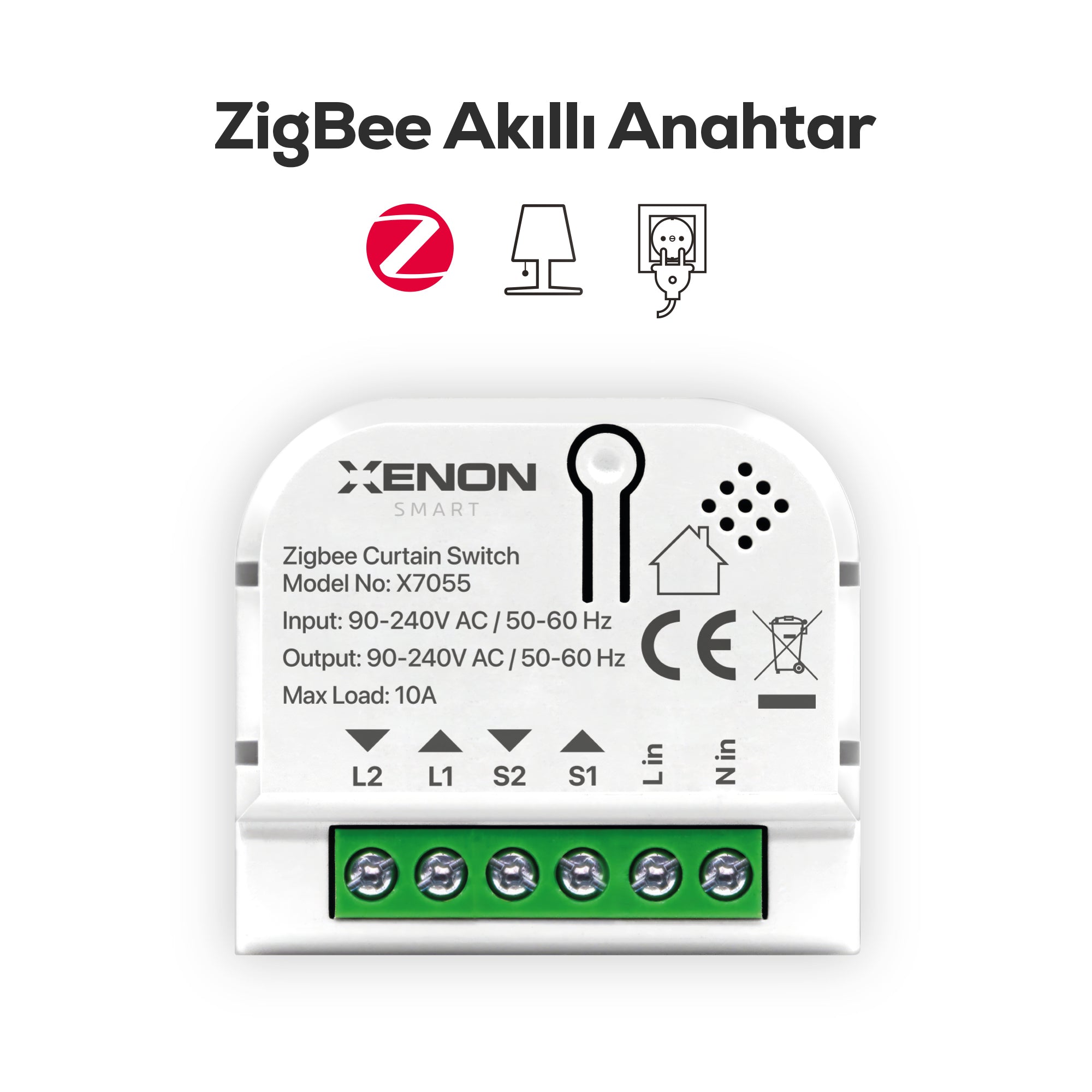 Zigbee Akıllı Perde Modülü