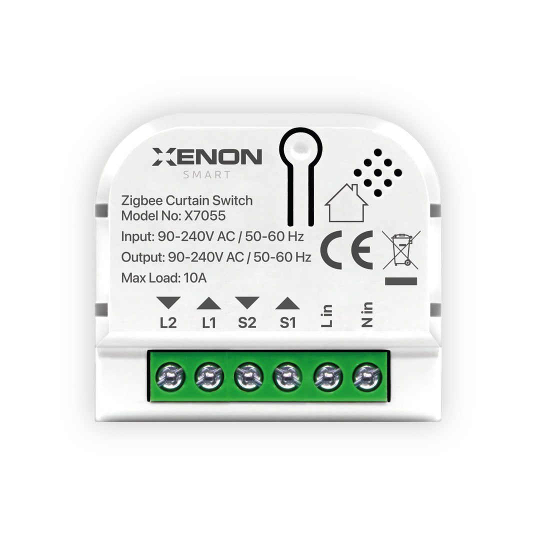 Akıllı Anahtar | Zigbee Perde ve Panjur Modülü, Jaluzi Kontrolü, App Uyumlu, Akıllı Röle (X7055)