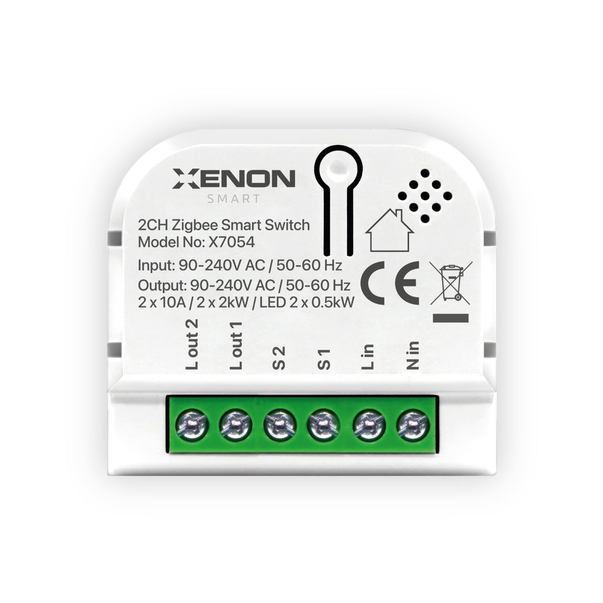 Anahtar Modülü - 2 Kanal, ZigBee | Xenon Smart